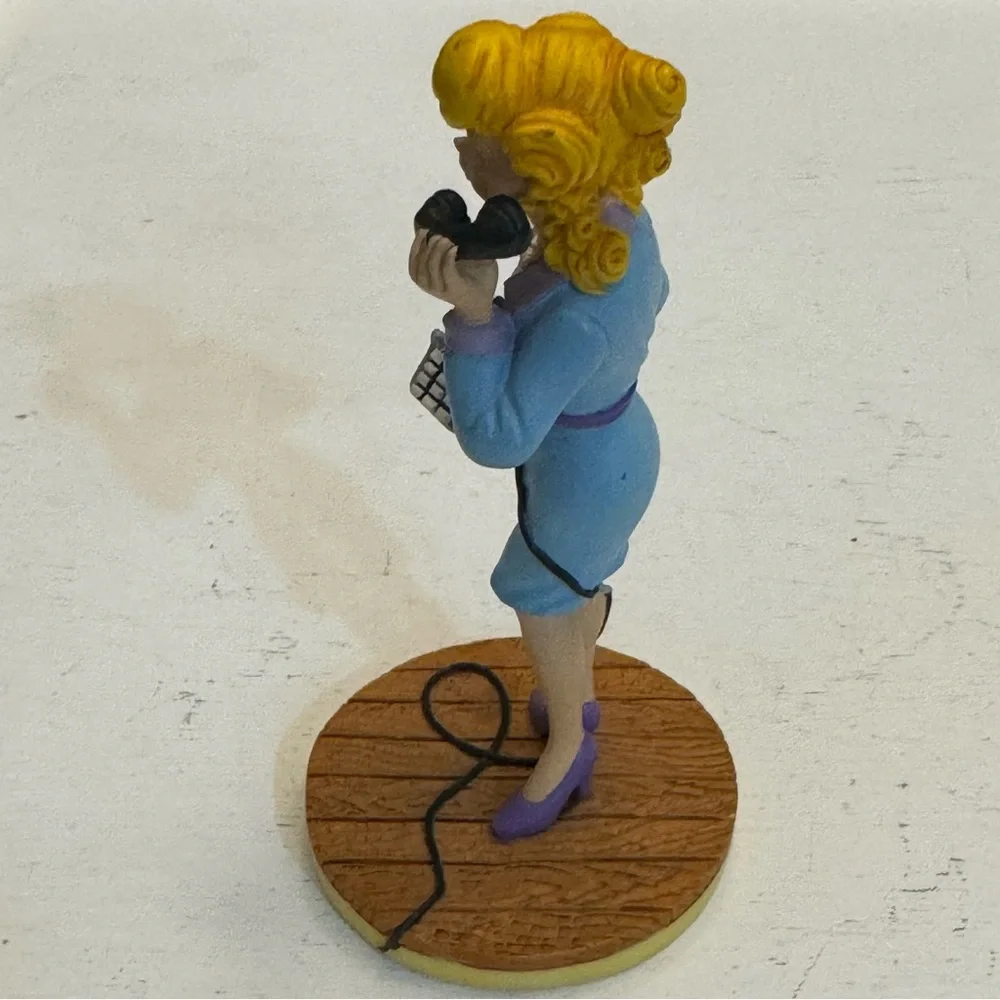 2000 Blondie Comic Figurine Blondie On The Phone Vintage